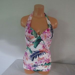 Tommy Bahama Molded Cup Tankini Swim Top S